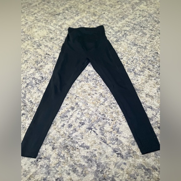 Enerful black maternity workout pants with side pockets size small - Picture 9 of 9